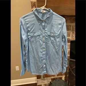 Women’s Denim Button Up Top